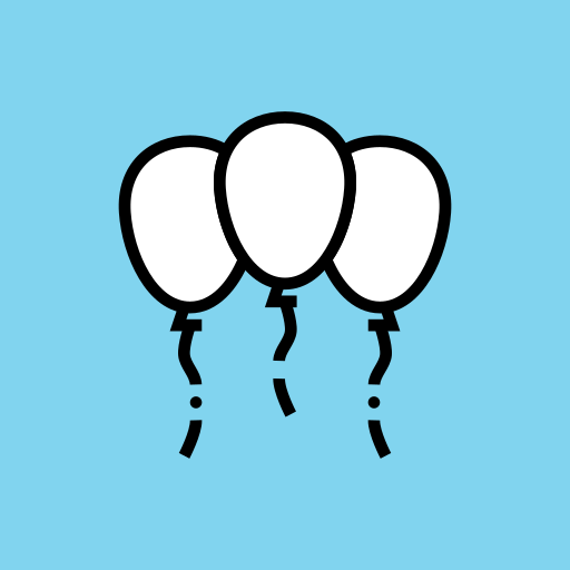 Воздушный шар Generic outline иконка