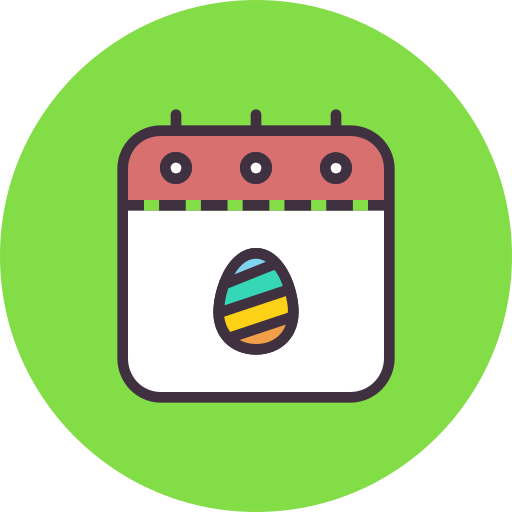 Calendar Amogh Design Rounded Lineal Color icon