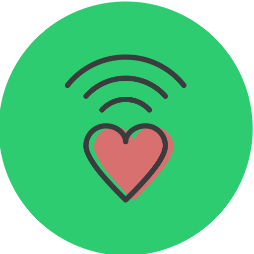 Wifi Amogh Design Rounded Lineal Color icon