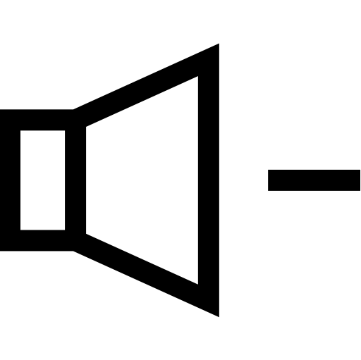 음량 Basic Straight Lineal icon
