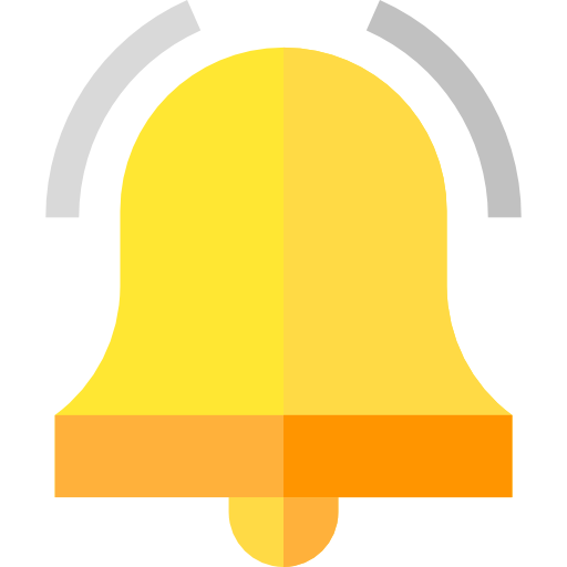 alarmglocke Basic Straight Flat icon