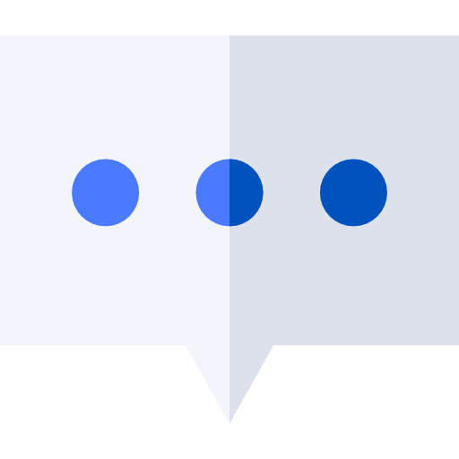 Chat Basic Straight Flat icon