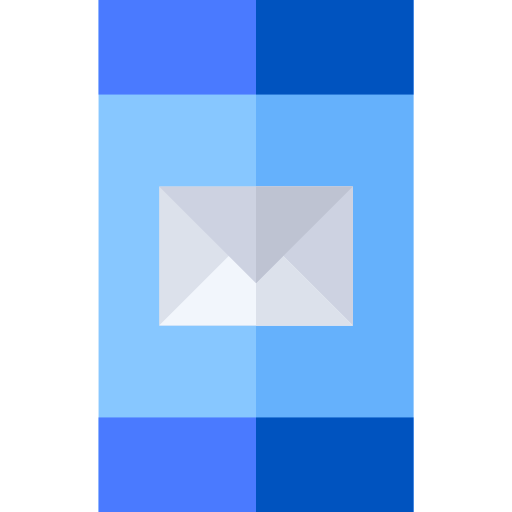Электронное письмо Basic Straight Flat иконка