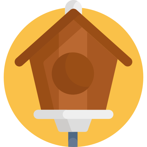 Bird house Detailed Flat Circular Flat icon