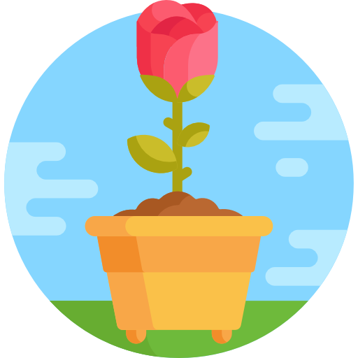 Rose Detailed Flat Circular Flat icon