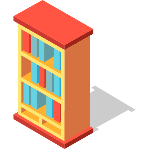 Bookcase Chanut is Industries Isometric icon