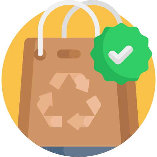 recycle zakje Detailed Flat Circular Flat icoon
