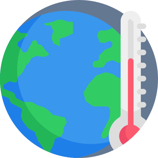 Global warming Detailed Flat Circular Flat icon