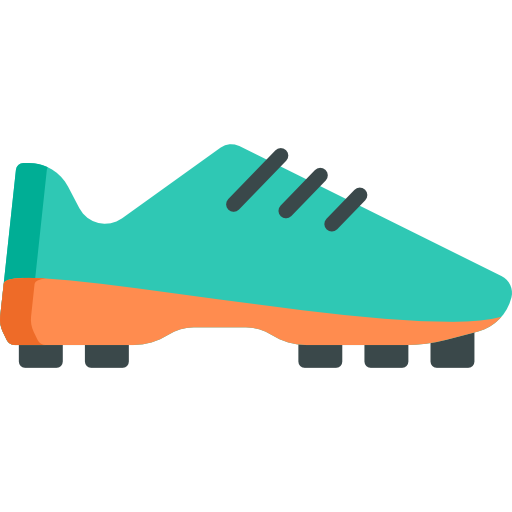 chaussure de football Kawaii Flat Icône