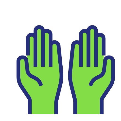 Hands Generic color lineal-color icon