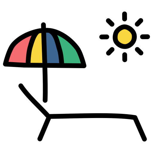 해변 Generic color lineal-color icon