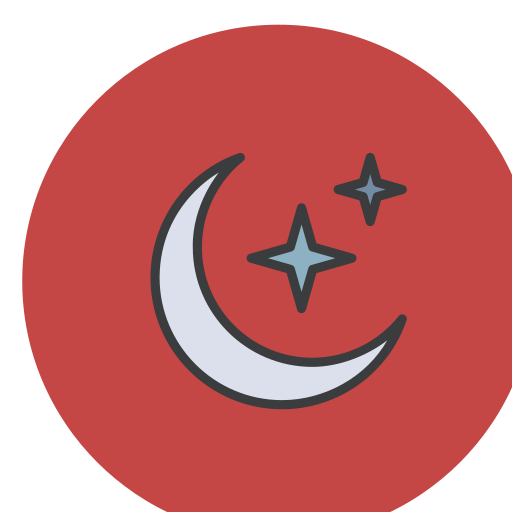 Moon Amogh Design Rounded Lineal Color icon