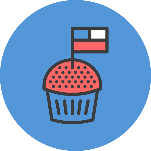 kuchen Amogh Design Rounded Lineal Color icon