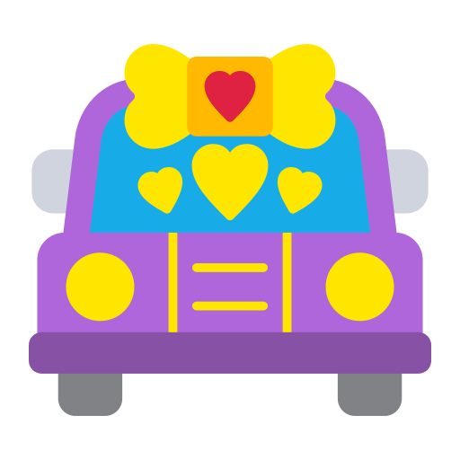 Car Generic color fill icon