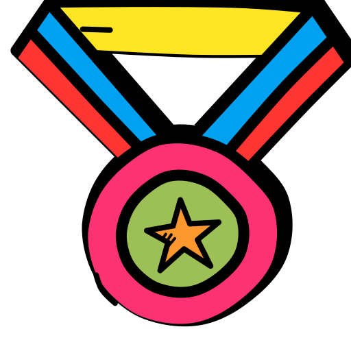 メダル Generic color lineal-color icon