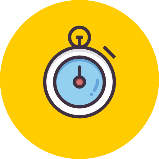 Clock Amogh Design Rounded Lineal Color icon