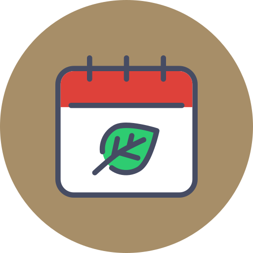 kalender Amogh Design Rounded Lineal Color icon