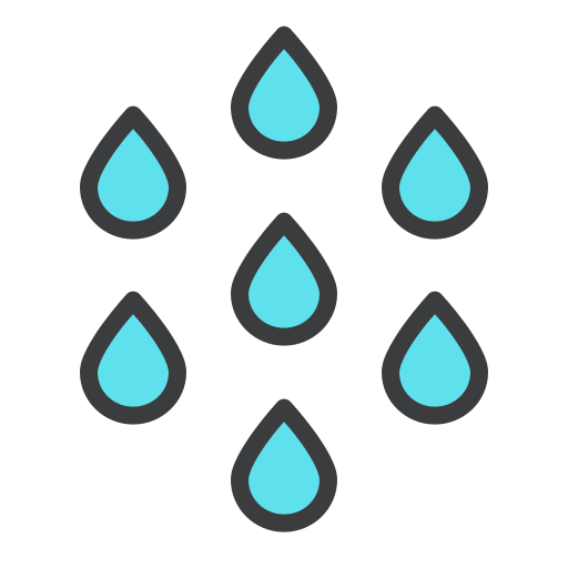 Rain Generic color lineal-color icon