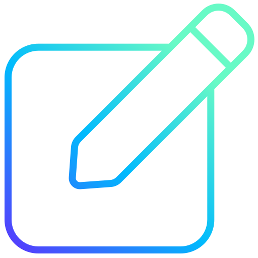 편집하다 Generic gradient outline icon