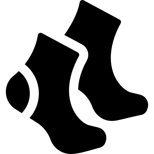 par de calcetines  icono