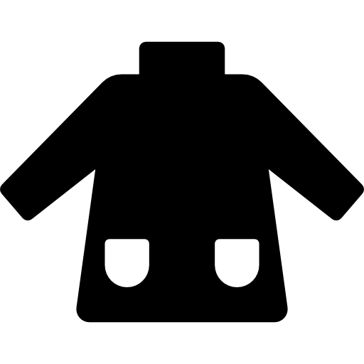 suéter con bolsillos  icono