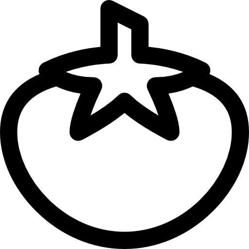 tomate Curved Lineal icon