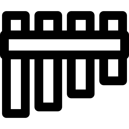 panflöte Curved Lineal icon