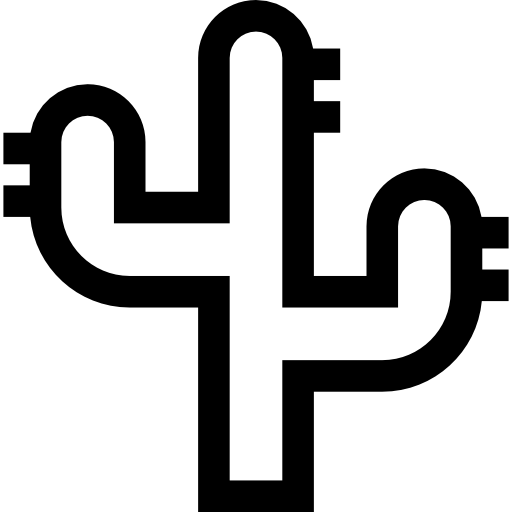cactus Basic Straight Lineal icono