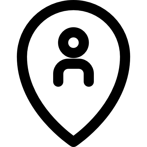 ubicación personal  icono