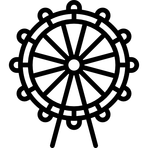 Ferris Wheel Special Lineal icon