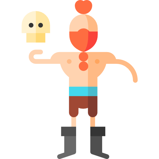 piraci Puppet Characters Flat ikona