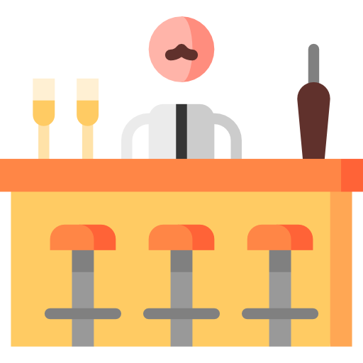 bar Puppet Characters Flat icon
