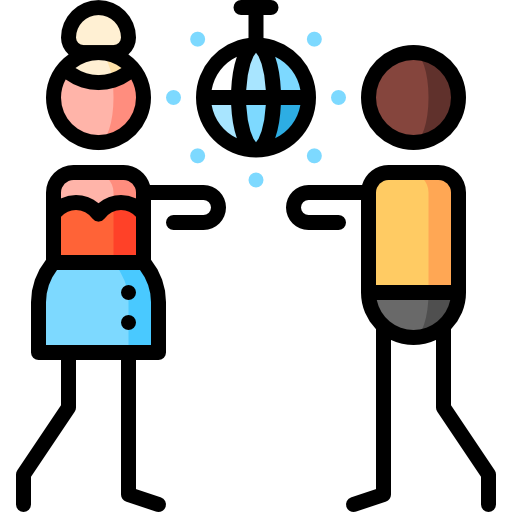 disko Puppet Characters Lineal Color icon