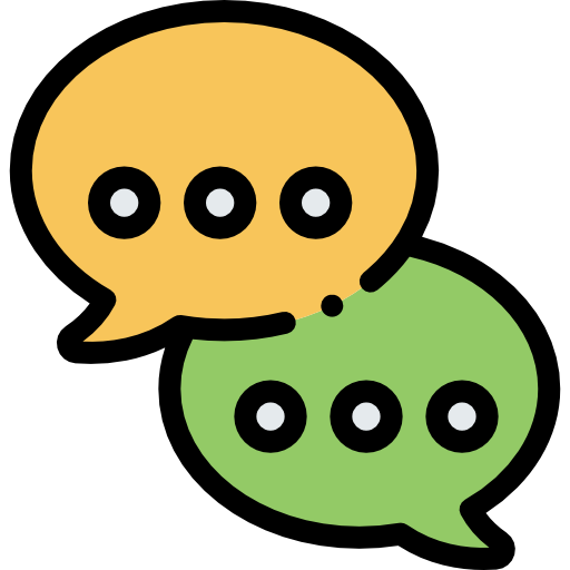 Chat Detailed Rounded Lineal color icon