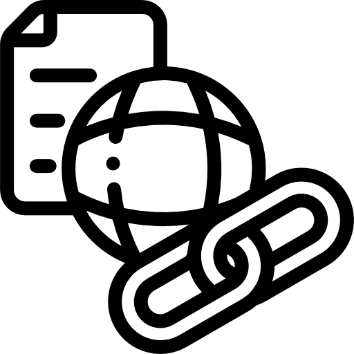 ハイパーリンク Detailed Rounded Lineal icon
