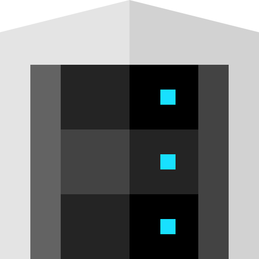 Сервер Basic Straight Flat иконка