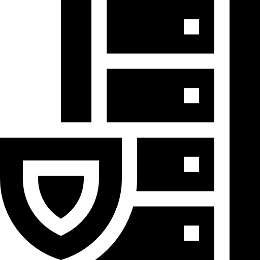 サーバ Basic Straight Filled icon