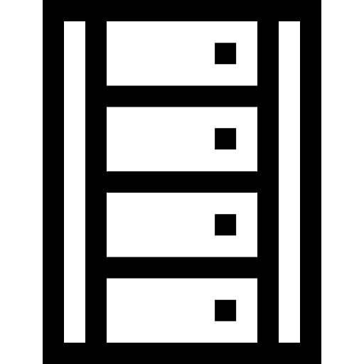servidor Basic Straight Lineal icono