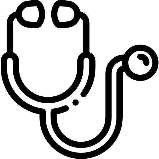 Стетоскоп Detailed Rounded Lineal иконка
