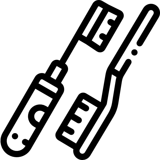 spazzolini da denti Detailed Rounded Lineal icona