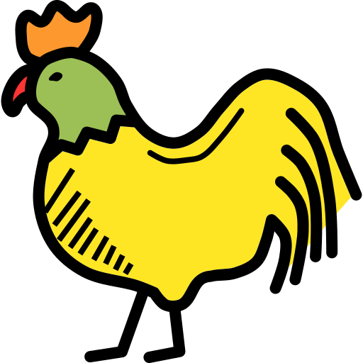 kurczak Generic color lineal-color ikona