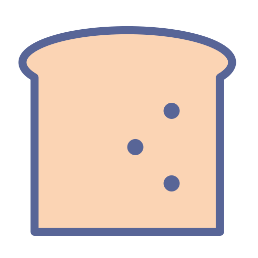Bread Amogh Design Soft Lineal Color icon