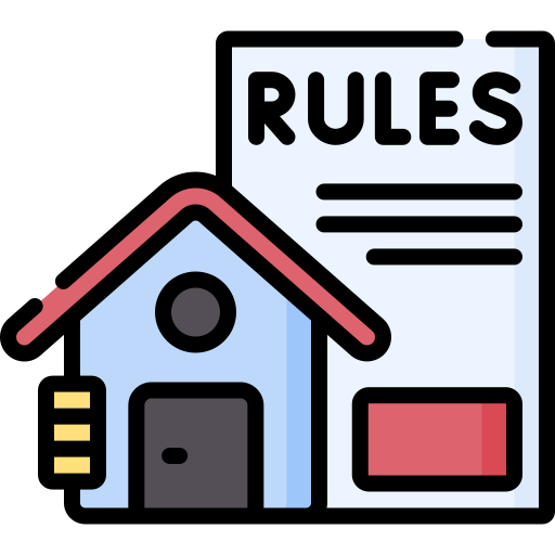 reglas de casa Special Lineal color icono
