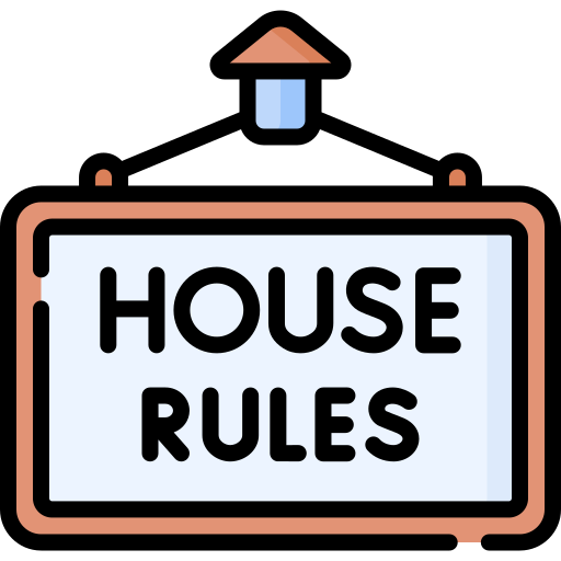 reglas de casa Special Lineal color icono