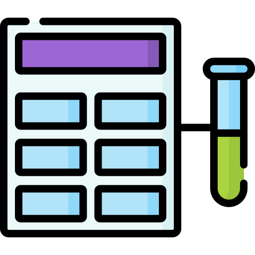 tabella della banca dati Special Lineal color icona