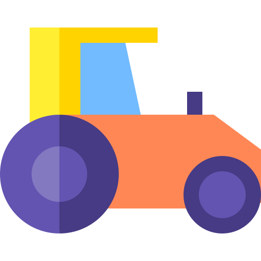 トラクター Basic Straight Flat icon
