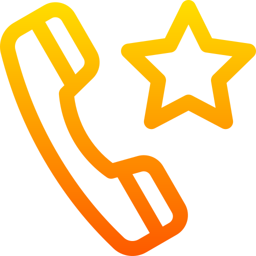 Telephone call Basic Gradient Lineal color icon