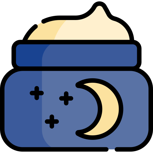 Night cream Kawaii Lineal color icon