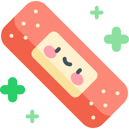 Band aid Kawaii Flat icon