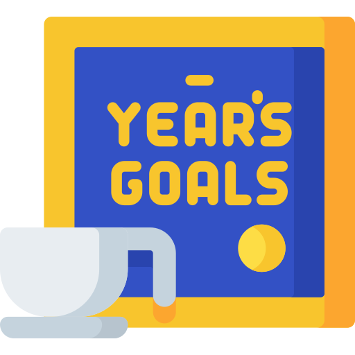 obiettivi dell'anno Special Flat icona
